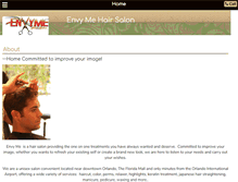 Tablet Screenshot of envymehair.com